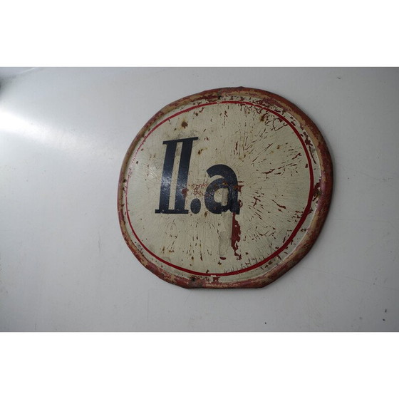 Image 1 of Pannello porta d'aula d'epoca, 1900