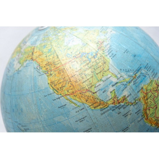 Image 1 of Vintage globe, Czechoslovakia 1970