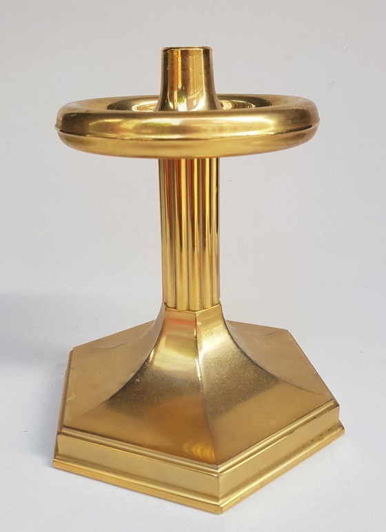 Image 1 of Brass Candle Holder, 1970S