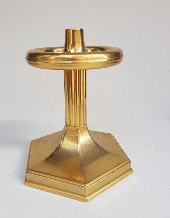 Image 1 of Brass Candle Holder, 1970S