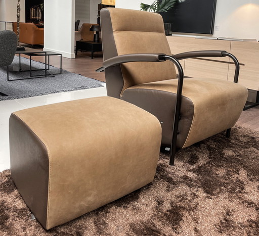 Leolyx Scylla armchair + ottoman