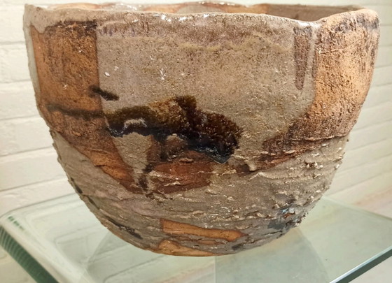 Image 1 of handmade ceramic wabi sabi bowl / pot