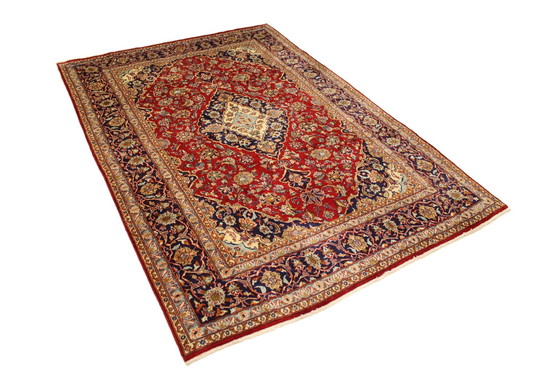 Image 1 of Original Persian Rug Nomadic & Village Carpet Kashan 290 X 198 Cm Top Condition