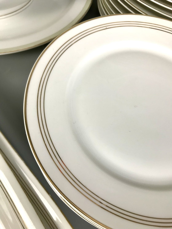 Image 1 of Art Deco porcelain dinner service for 10 persons Arzberg Bavaria