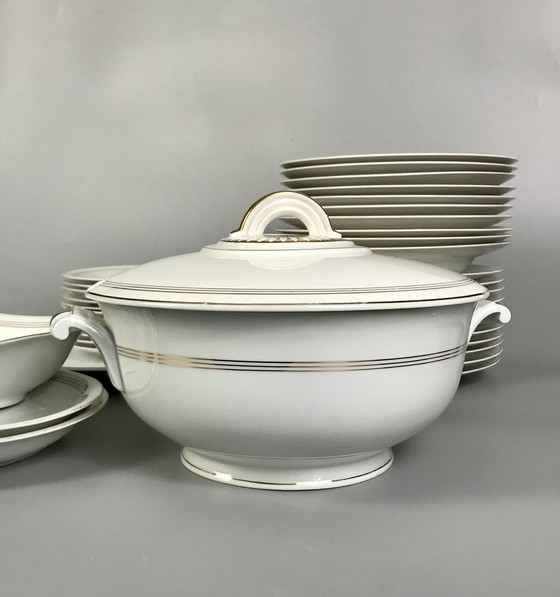 Image 1 of Art Deco porcelain dinner service for 10 persons Arzberg Bavaria