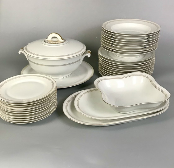 Image 1 of Art Deco porcelain dinner service for 10 persons Arzberg Bavaria