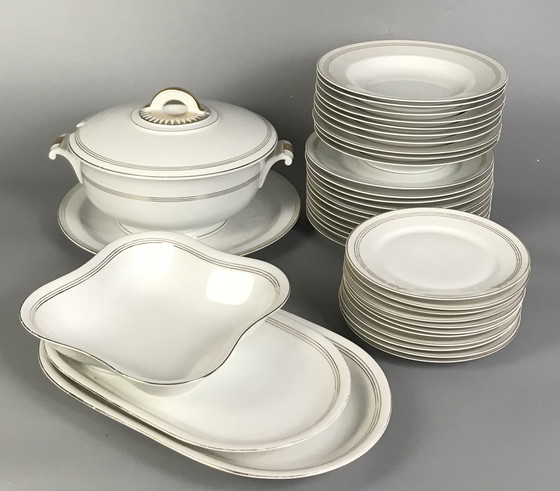 Image 1 of Art Deco porcelain dinner service for 10 persons Arzberg Bavaria