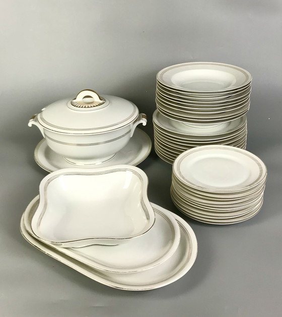 Image 1 of Art Deco porcelain dinner service for 10 persons Arzberg Bavaria