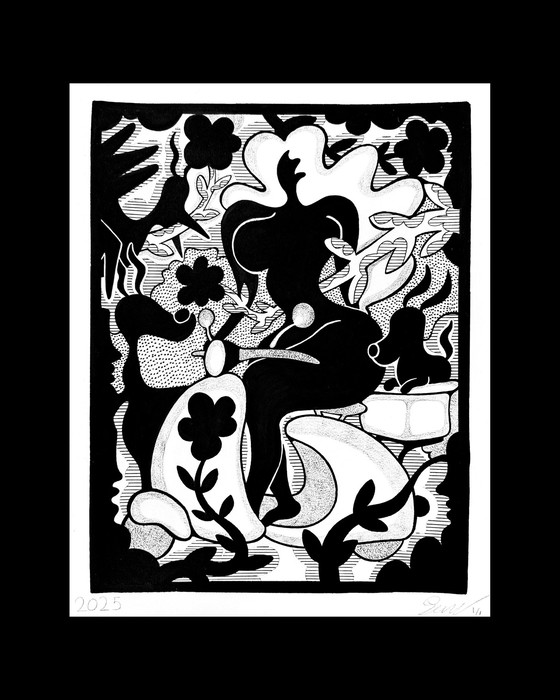 Image 1 of 40X50Cm | Original Drawing (Signed 1/1) | Samson & Bertje
