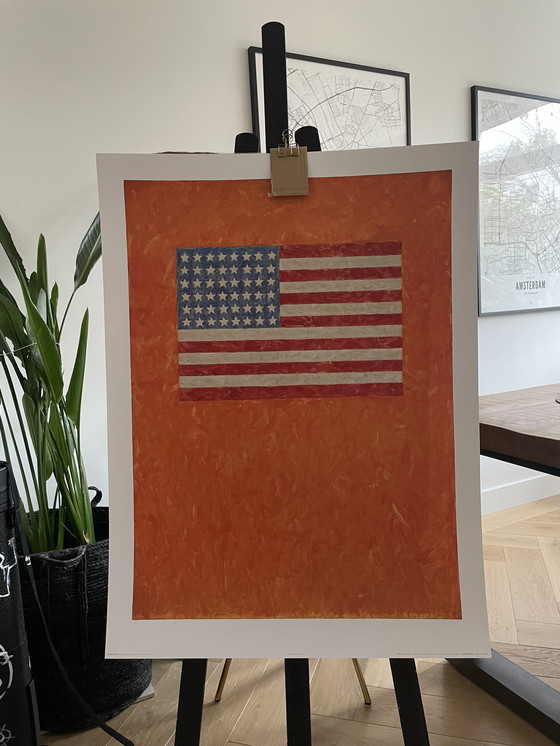 Image 1 of Jasper Johns (American, Born 1930), Flag On Orange Field, 1957, Copyright Jasper John/Vaga, New York/Vg Bild-Kunst, Bonn 2013, 