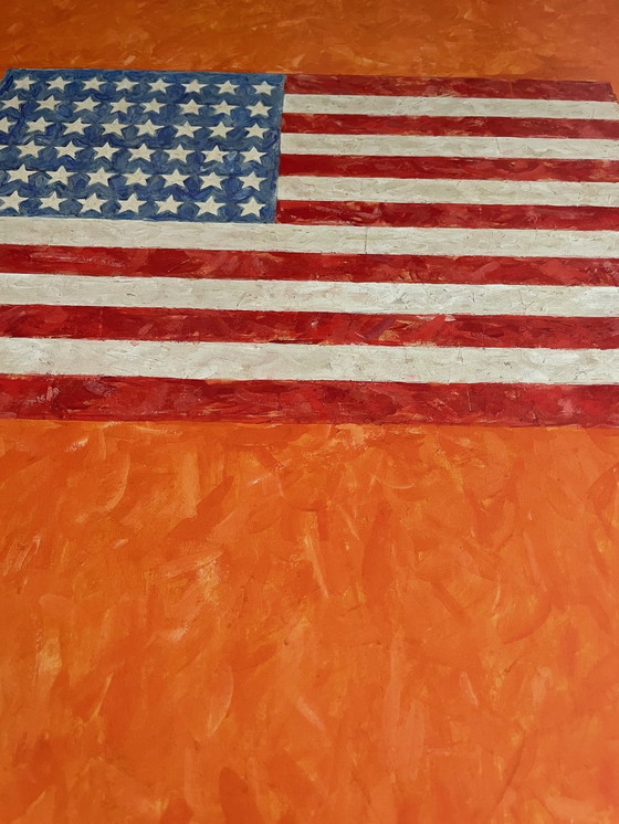 Image 1 of Jasper Johns (American, Born 1930), Flag On Orange Field, 1957, Copyright Jasper John/Vaga, New York/Vg Bild-Kunst, Bonn 2013, 