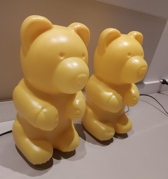 Image 1 of 2 pieces Gummi Bear Table Lamp Night Lamp Messow Messow Germany.