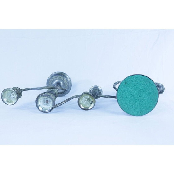 Image 1 of Pair of vintage silver plated candle holders by Ianthe, England