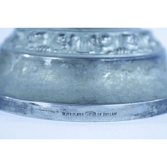 Image 1 of Pair of vintage silver plated candle holders by Ianthe, England