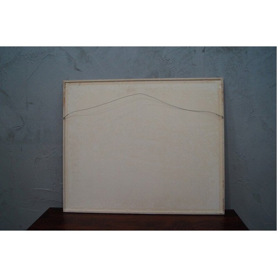 Image 1 of Scandinavian vintage lithograph signed by Hugo Zuhr, Sweden 1960