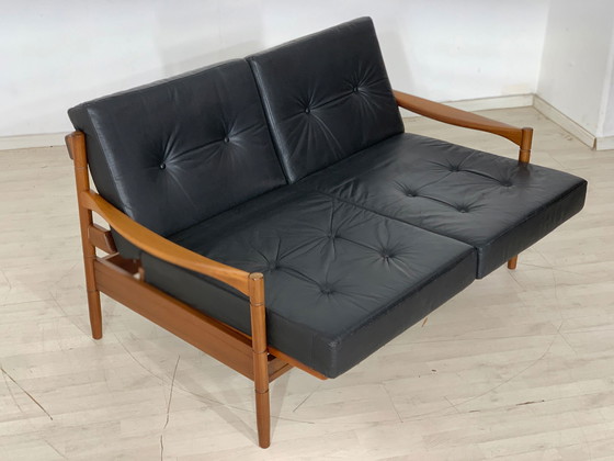 Image 1 of Danish teak sofa couch daybed vintage