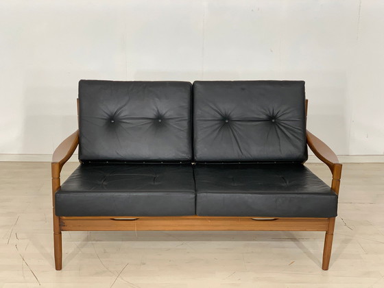 Image 1 of Danish teak sofa couch daybed vintage