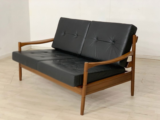 Image 1 of Danish teak sofa couch daybed vintage