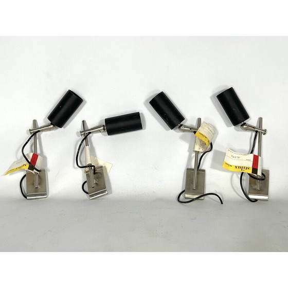 Image 1 of Set di 4 faretti orientabili vintage modello Gloria di Stilux Milano, 1960