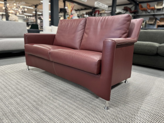 Image 1 of Leolux Paian 2 Seater sofa Senso Granata leather