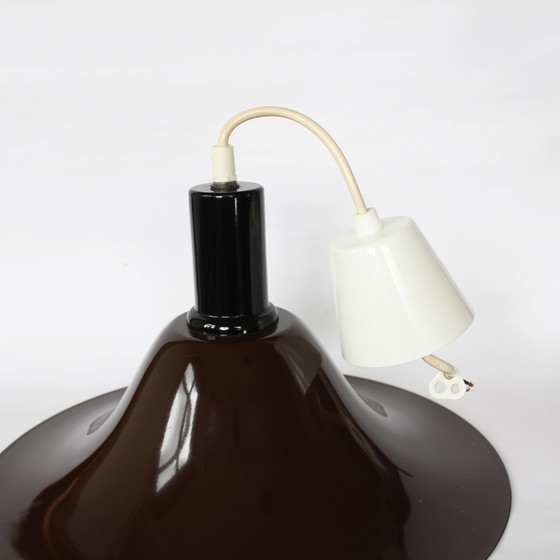 Image 1 of Lampe suspendue tulipe vintage