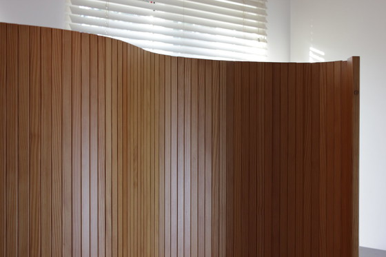 Image 1 of Mid Century Modern French Folding Room Screen, 1960S