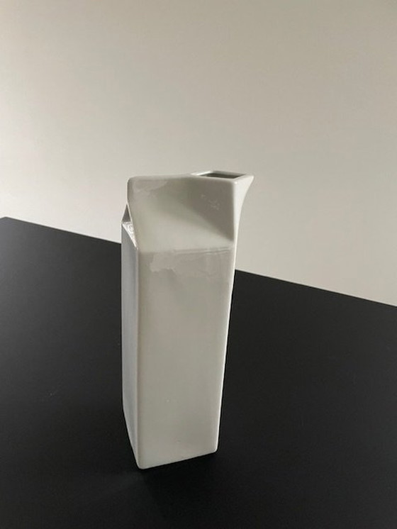 Image 1 of Milk Carton Vase 24Cm High