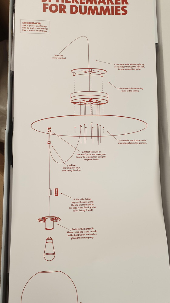 Image 1 of Fatboy Spheremaker pendant lamps