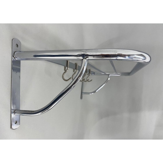 Image 1 of Vintage Bauhaus coat rack in chrome, Czechoslovakia 1930s