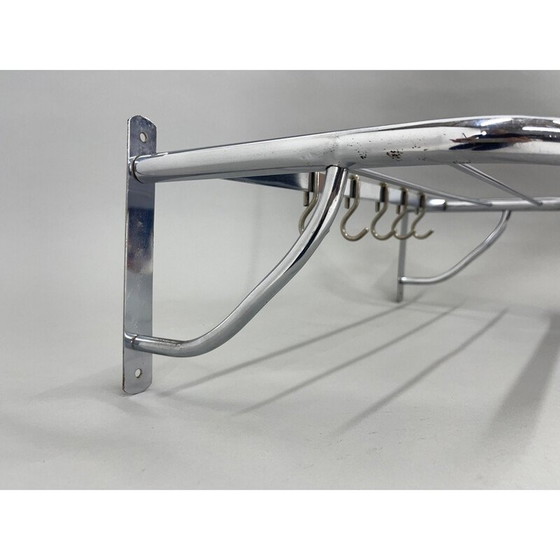 Image 1 of Vintage Bauhaus coat rack in chrome, Czechoslovakia 1930s