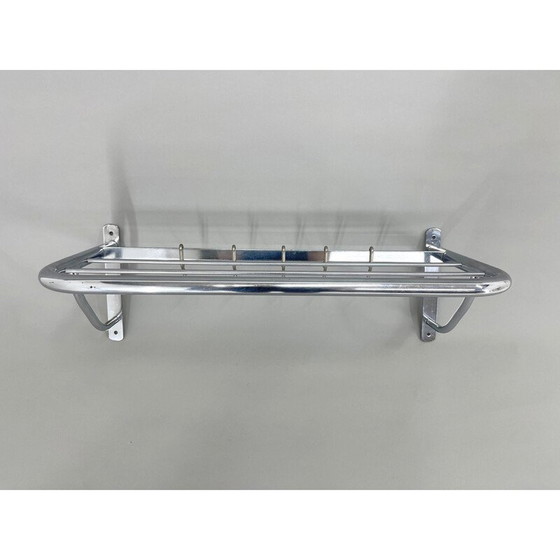 Image 1 of Vintage Bauhaus coat rack in chrome, Czechoslovakia 1930s
