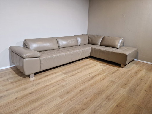 Henders En Hazel Corner Sofa - Brown - Leather - Adjustable