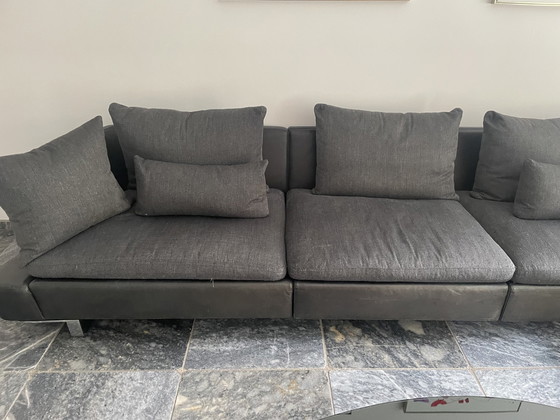 Image 1 of Natuzzi Corner Sofa With Coffee Table