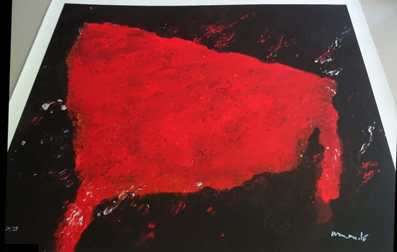 Image 1 of Armando - Der Tisch- On Canvas - Hand Signed And Numbered 24/25