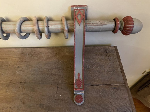 19th Century Curtain Rail Rod French