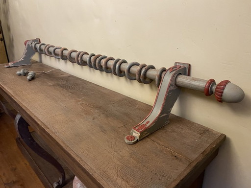 19th Century Curtain Rail Rod French