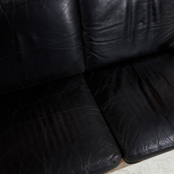 Image 1 of Vintage "Senator" leather living room set by Ole Wanscher for France et Fils, 1960