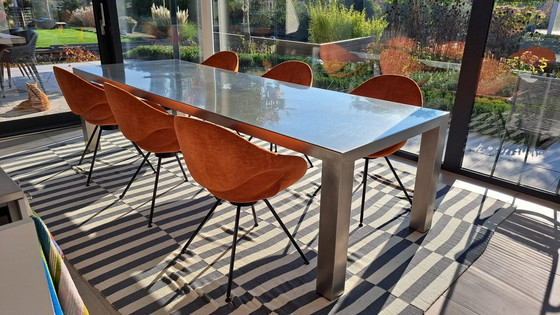 Image 1 of Stainless Steel Dining Table