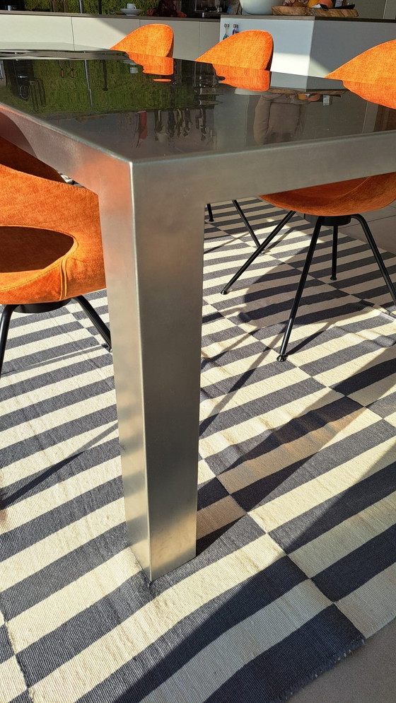 Image 1 of Stainless Steel Dining Table