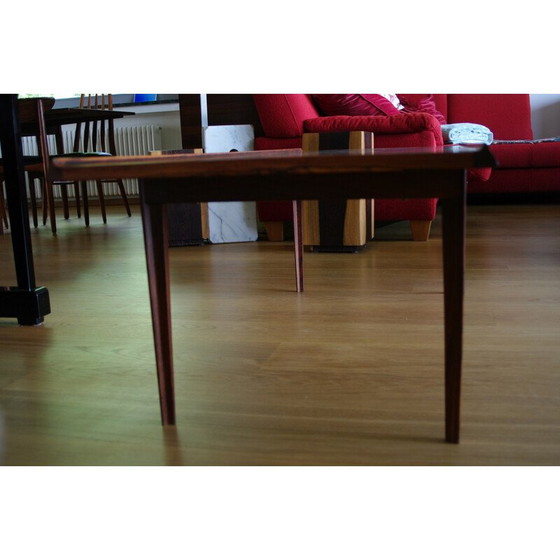 Image 1 of Tavolino da caffè vintage in palissandro di Harry Rosengren Hansen per Brande Mobelindustri, anni '50