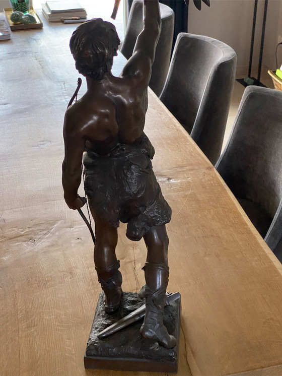 Image 1 of Eug. Marioton - sculpture en bronze