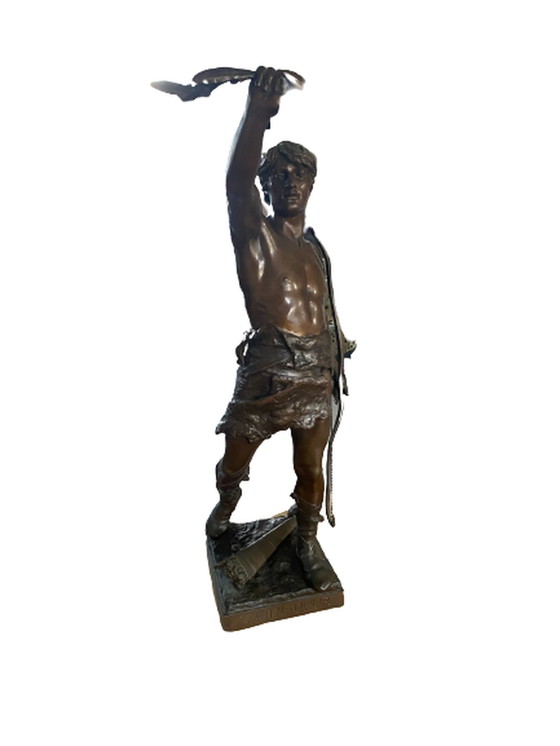 Image 1 of Eug. Marioton - sculpture en bronze