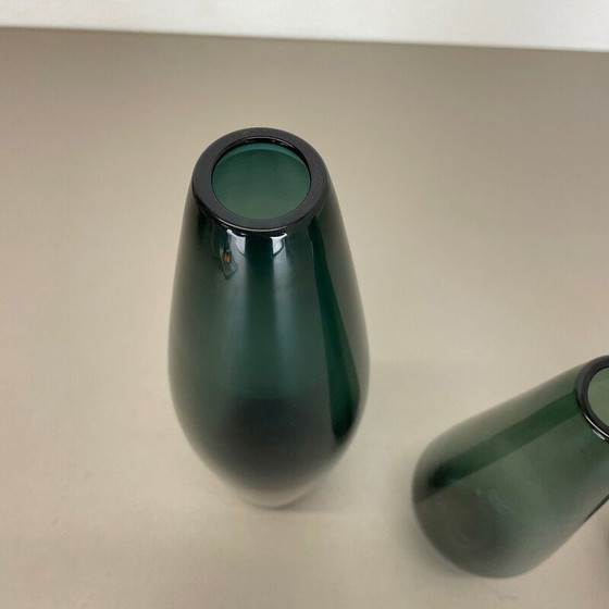 Image 1 of Set of 3 vintage turmaline vases by Wilhelm Wagenfeld for Wmf, Germany 1960s