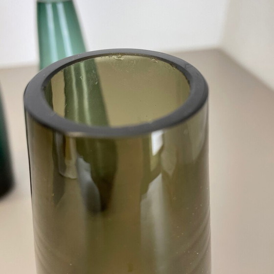 Image 1 of Set of 3 vintage turmaline vases by Wilhelm Wagenfeld for Wmf, Germany 1960s