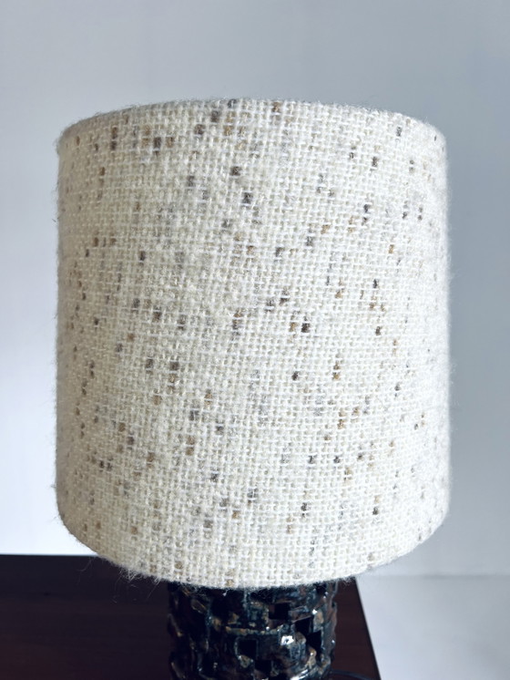 Image 1 of Ceramic Brutalist Table Lamp