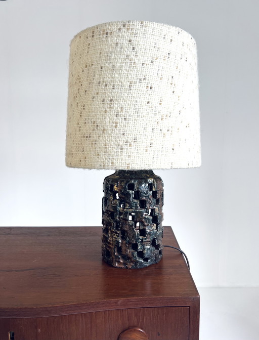 Ceramic Brutalist Table Lamp