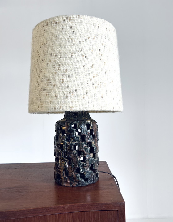 Image 1 of Ceramic Brutalist Table Lamp