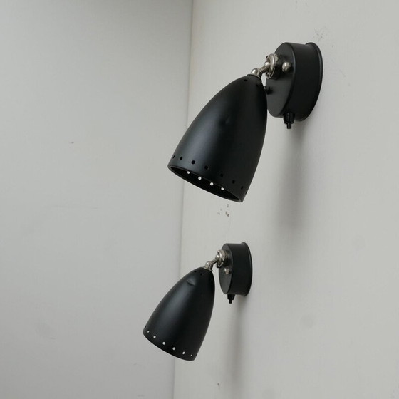 Image 1 of Pair of adjustable vintage wall sconces