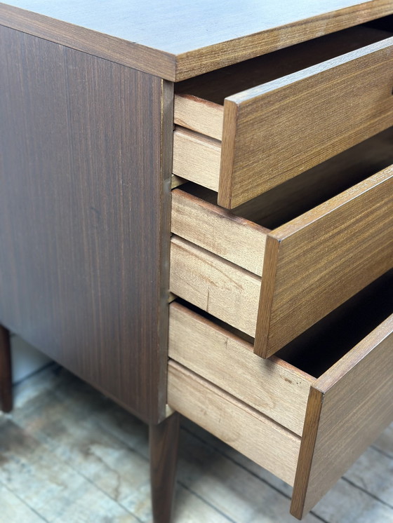 Image 1 of Vintage Teak English Chest 1960 Wrighton