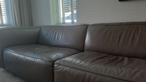 Leather Replay sofa